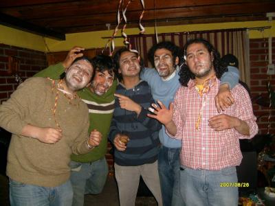 En el cumplea&ntilde;os del socio Sergio...